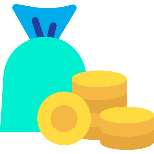 Money bag Kiranshastry Flat icon