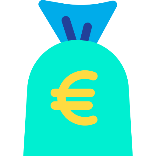bolsa de dinero Kiranshastry Flat icono