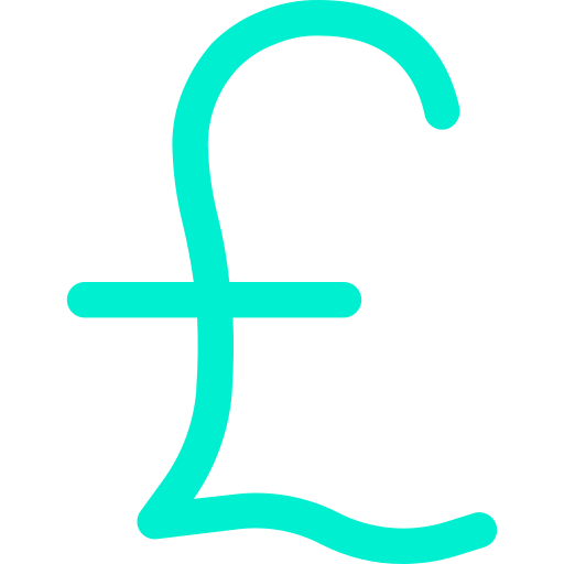 Pound sterling Kiranshastry Flat icon