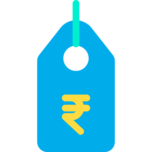 Price tag Kiranshastry Flat icon