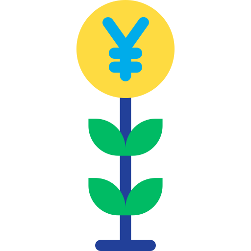 crecimiento Kiranshastry Flat icono
