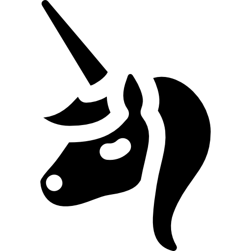 einhorn Basic Rounded Filled icon