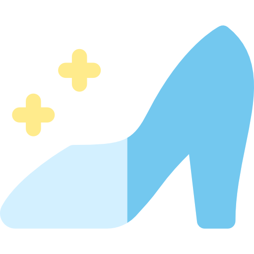 Cinderella Basic Rounded Flat icon