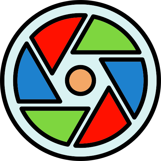 シャッター Generic Outline Color icon