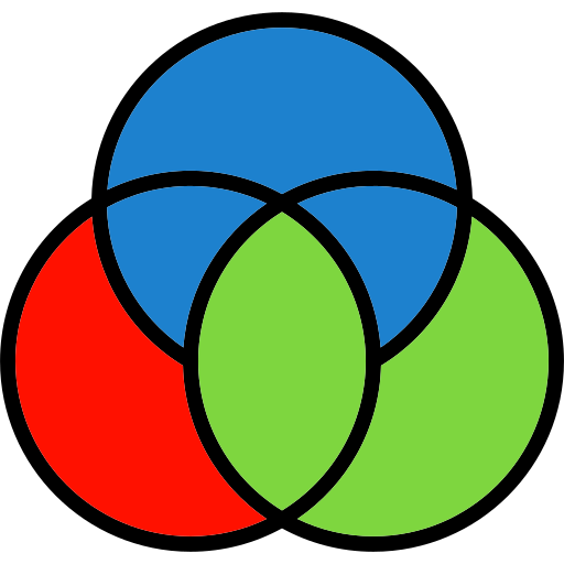 kleur Generic Outline Color icoon