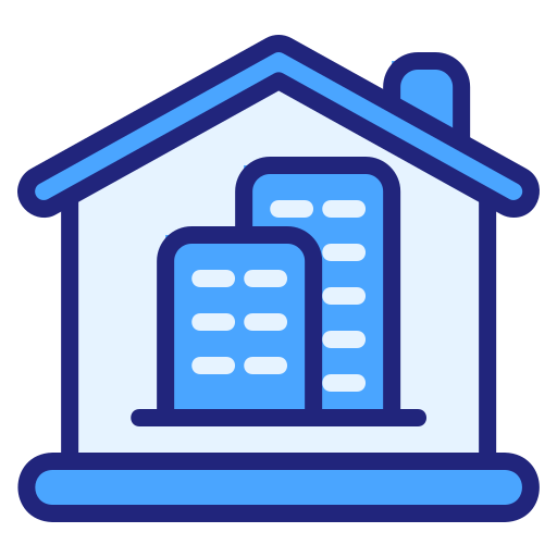 Home office Generic Blue icon