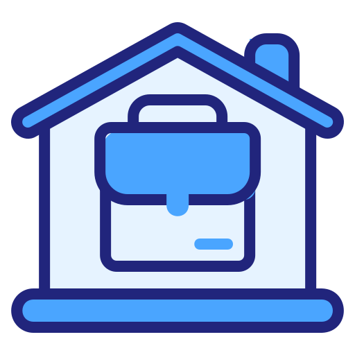 Home office Generic Blue icon