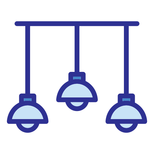 Lamp decor Generic Blue icon