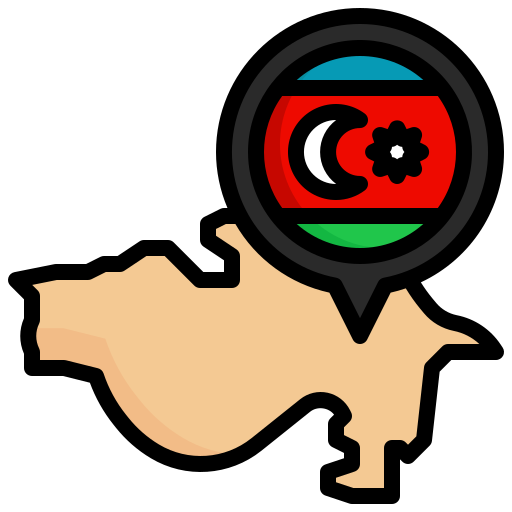 azerbaigian Generic Outline Color icona