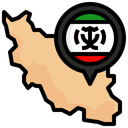 イラン Generic Outline Color icon