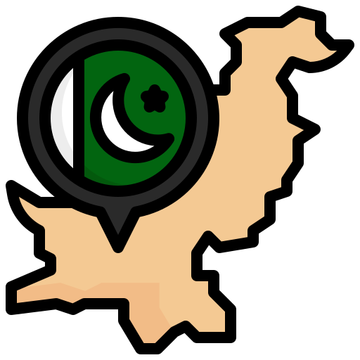 pakistan Generic Outline Color icoon