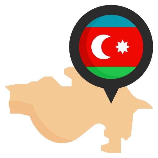 Azerbaijan Generic Flat icon