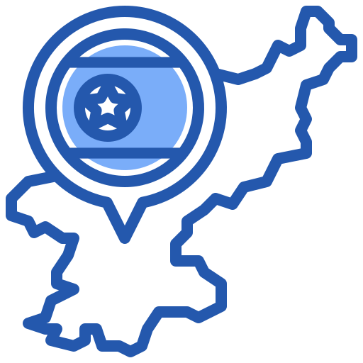 corea del nord Generic Blue icona