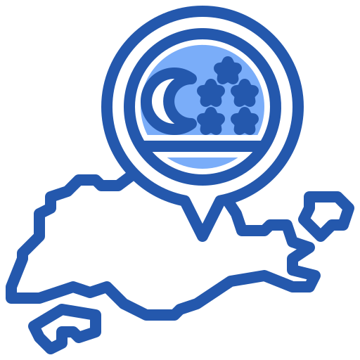 シンガポール Generic Blue icon