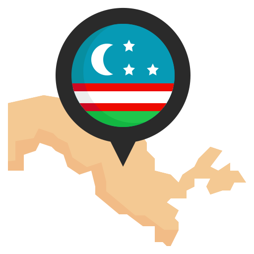 uzbekistan Generic Flat icono