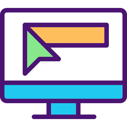 webseitenadressse Generic Outline Color icon