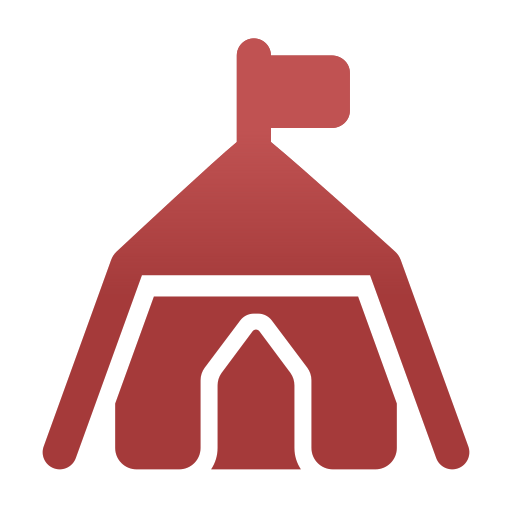 obóz Generic Flat Gradient ikona
