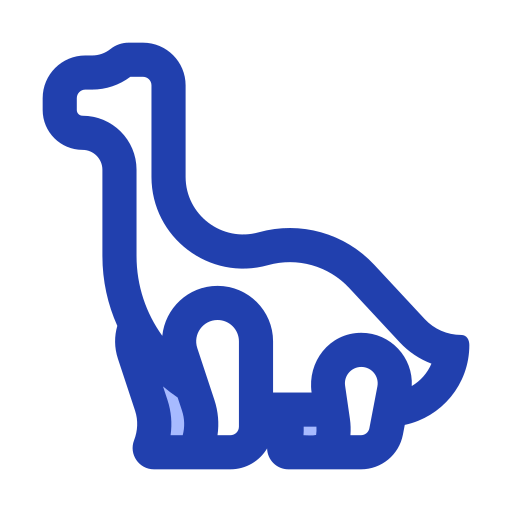 brontosaurus Generic Blue icon