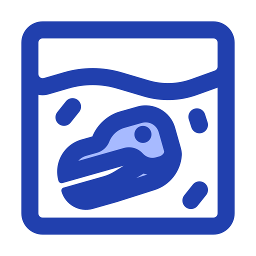 化石 Generic Blue icon
