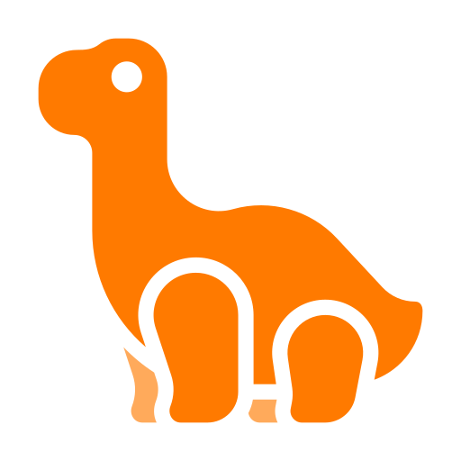 Бронтозавр Generic Flat иконка