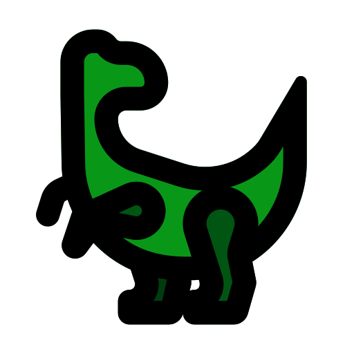 Gallimimus Generic Outline Color icon