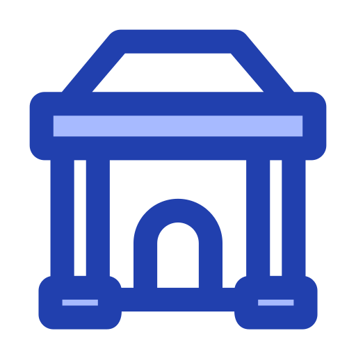 美術館 Generic Blue icon