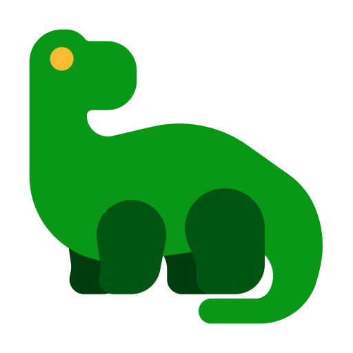 apatosaurio Generic Flat icono