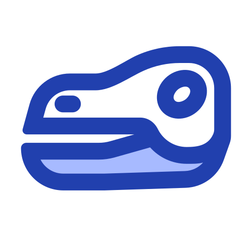 dinosaurusschedel Generic Blue icoon