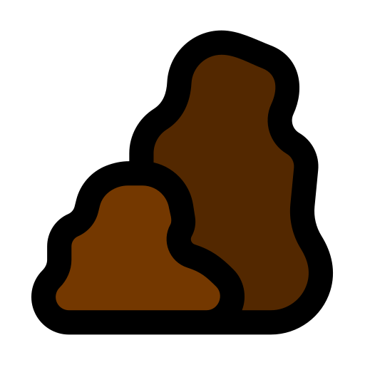 Rock Generic Outline Color icon