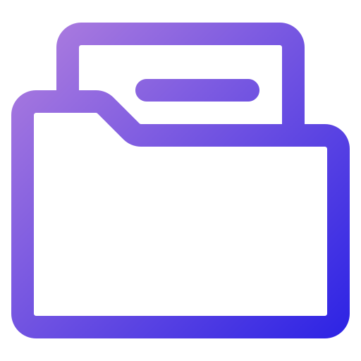 carpeta Generic Gradient icono