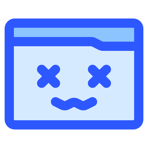 error 404 Generic Blue icono