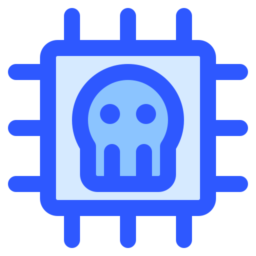 cyber atak Generic Blue ikona