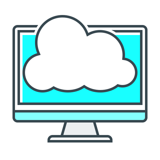 computación en la nube Generic Color Omission icono