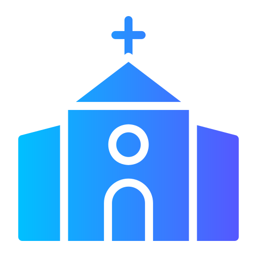 kirche Generic Flat Gradient icon