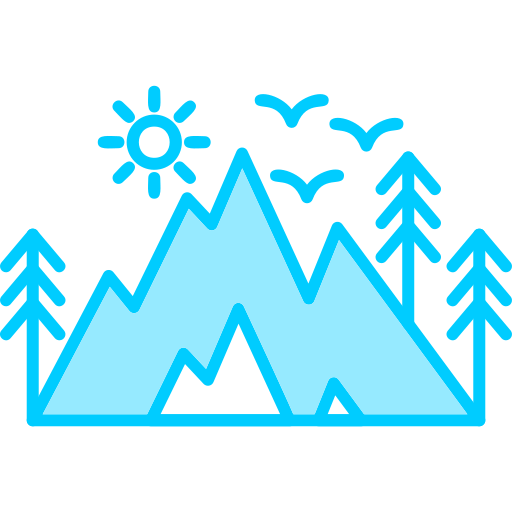 Mountain Generic Blue icon