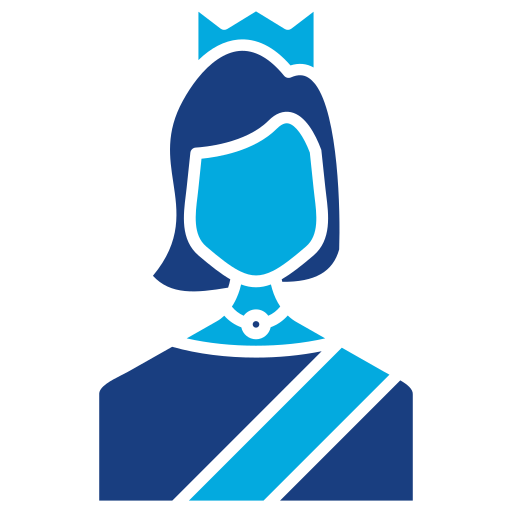 koningin Generic Blue icoon
