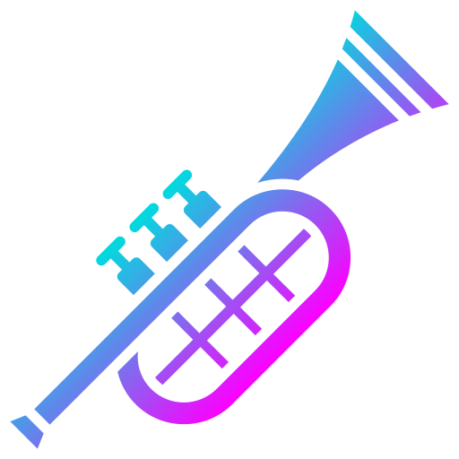 trompet Generic Flat Gradient icoon