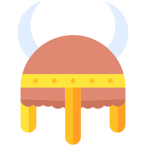 casco vikingo Generic Flat icono