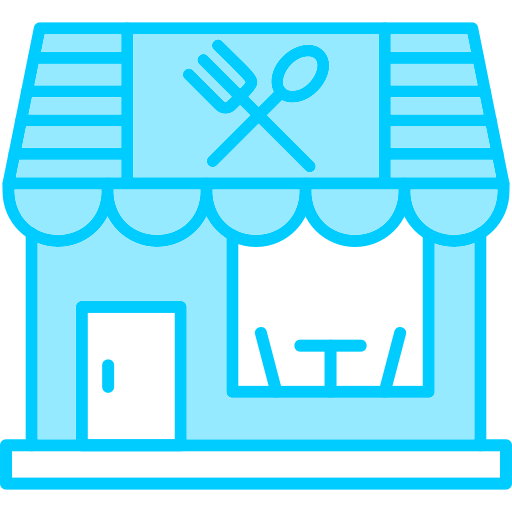 Restaurant Generic Blue icon