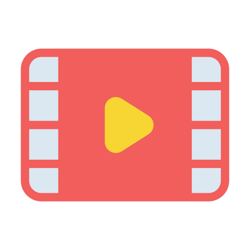 Video Vector Stall Flat icon