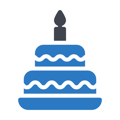 생일 케이크 Generic Blue icon