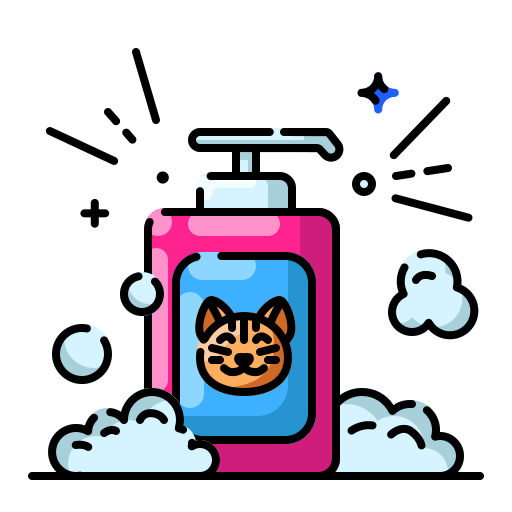 shampooing pour animaux Generic Outline Color Icône