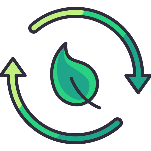 Ecological Generic Outline Color icon