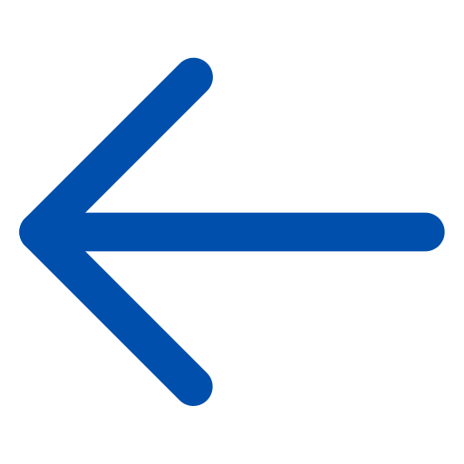 flecha hacia atrás Generic Blue icono