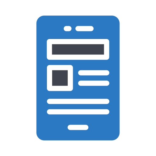 App design Generic Blue icon