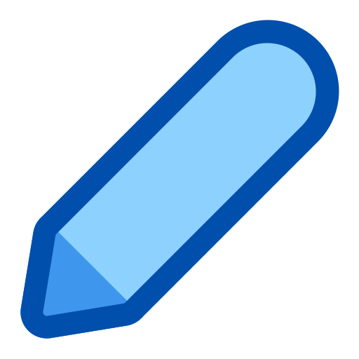 bleistift Generic Blue icon