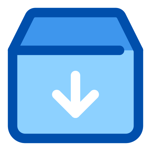 archiv Generic Blue icon