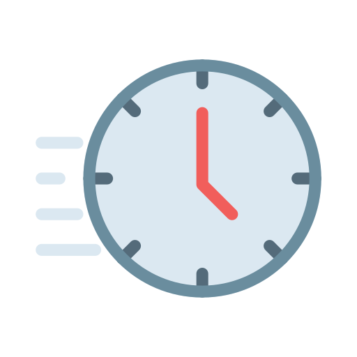 Fast time Vector Stall Flat icon