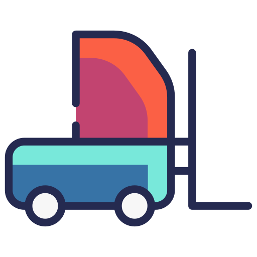 Forklift Generic Outline Color icon