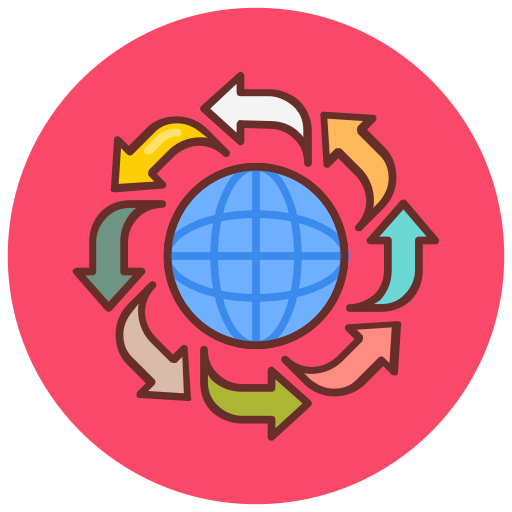 세계화 Generic Outline Color icon